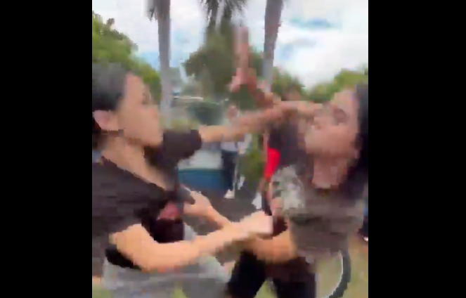 Video: Two Girls Disgrace Themselves At School